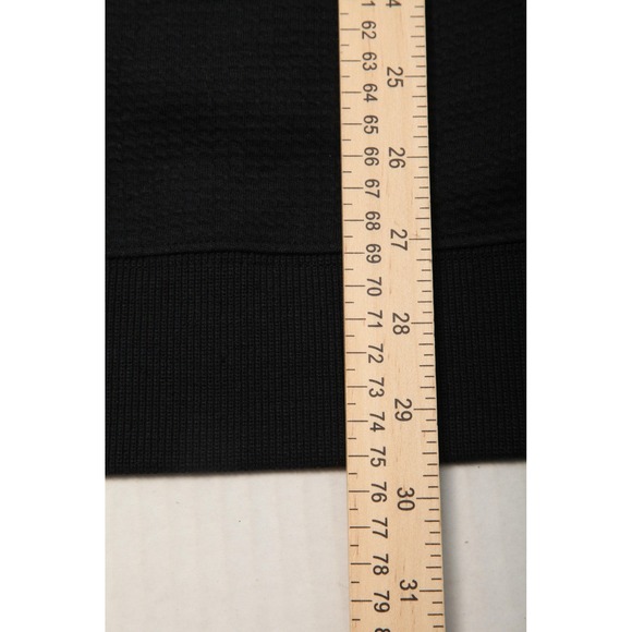 TravisMathew Sweater Men XL Black Button Front Pristine Shore Cardigan Knit Golf - Picture 11 of 12